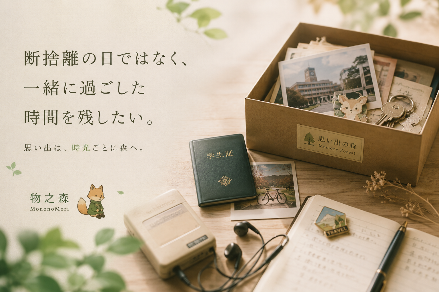 Not the Day You Let It Go, But the Years It Walked Beside You: Memory Forest & Story Chronicles