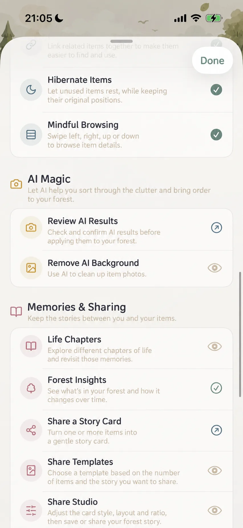 AI magic and memory realms with background removal and life chapters